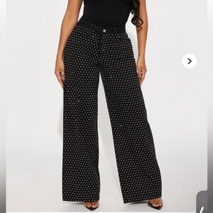 Embellished Wide-Leg jeans